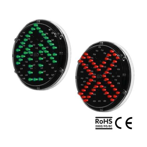 ottica-led-freccia-croce200mm