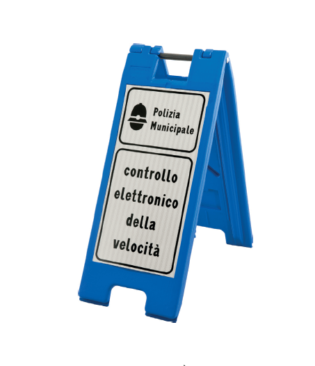 Segnale Mobile di Preavviso Temporaneo a Cavalletto